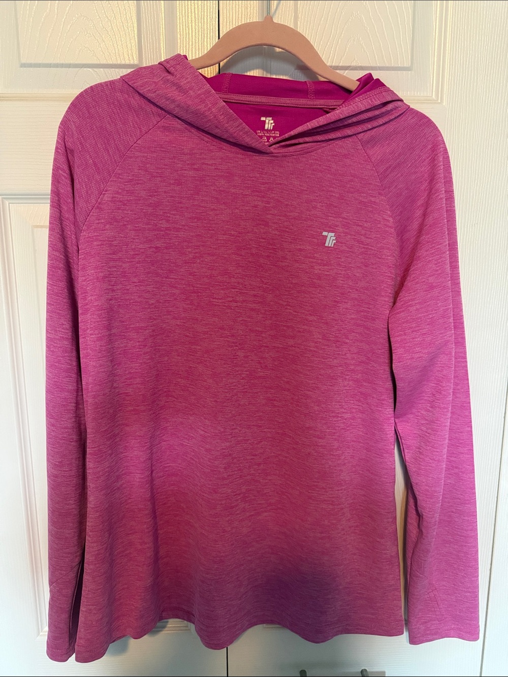 tek gear Heathered Magenta Hooded Pullover